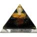 Large Orgonite Pyramid | Shungite Crystal Pyramid | Flower of Life Angel Orgone | Positive Energy Healing Pyramids - Buy Online on GoSupps.com