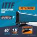 JOOLA Premium 72 Regulation Size Table Tennis Net and Post Set - Portable Spring Clamp, Black - Buy Online on GoSupps.com