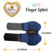 BodyMoves Aqua Blue Finger Splint for Teens and Little Pinky - Mallet Finger Support Brace for Broken Finger, Post-Operative Care, Tenosynovitis - 2 Count - Buy Online on GoSupps.com