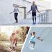 Bluchar Adjustable Speed Jump Rope - Foam Handles for Comfort | Ideal for Fitness & Endurance - Perfect for Kids & Adults - Red - Buy Online on GoSupps.com