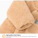 Baby Winter Snowsuit | Boy & Girl One-Piece Suit with Hood | Toddler Outerwear Set | Thick & Warm Brown | 0-3 Months - Buy Online on GoSupps.com
