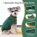 Kuoser Dog Bathrobe Towel | Extra Absorbent Microfiber Bathing Wrap for Medium Dogs | Adjustable Velcro Fastener | Green Dog Bathrobe - Buy Online on GoSupps.com
