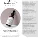 100% Pure Vitamin E Oil for Skin, Face, Hair, Nails & Cuticle - 30 ML | Natural D-Alpha Tocopherol Antioxidant - Buy Online on GoSupps.com