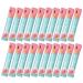 Mouthwash Lot de 20 mini rince-bouche rafra chissants emball s individuellement pour une respiration fra che en mouvement pour les soins bucco-dentaires compacts pour le voyage (20 pi ces p che) p che 0.5 ml (Lot de 20)