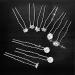 Elegant Bridal Wedding Hair Pins Set - 60 Pieces Pearl and Rhinestone U Shape Hair Accessories for Women and Girls - Buy Online on GoSupps.com