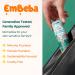 EmBeba Natural Diaper Rash Cream for Sensitive Baby Skin | Travel-Friendly Diaper Rash Ointment with Roll-On Applicator | Herbal Skin Care for Babies | 1 Pack - Buy Online on GoSupps.com