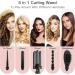 WeChip 5 in 1 Curling Wand Set with Ceramic Tourmaline 3 Barrel Hair Waver, Straightener Brush, Curling Irons, LED Display Hair Curler - All-in-One Hair Styling Tool - Buy Online on GoSupps.com