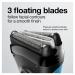 Braun Electric Series 3 Razor with Precision Trimmer - Rechargeable Wet & Dry Foil Shaver for Men - Blue/Black - Buy Online on GoSupps.com