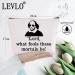 Levlo Funny Shakespeare Cosmetic Bag - Perfect Gift for Shakespeare Fans | Makeup Zip Pocket for Women & Girls - Buy Online on GoSupps.com
