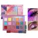 Rechoo 15 Colors Glitter Eyeshadow Palette - Professional Sparkly Shimmer Makeup for Eyes, Face & Body - Buy Online on GoSupps.com
