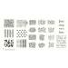 MoYou XL Urban Stencil Collection 1 | Calligraphy & Numbers | Complete Designs for International Shipping - Buy Online on GoSupps.com