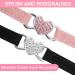 Shop Cobee Bling Heart Cat Neck Band - Adjustable Rhinestone Pet Collar with Bell for Small Cats & Dogs - Pink/Black - Buy Online on GoSupps.com