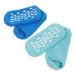 SKISUNO Gel Lined Socks 2 Pairs Gel Socks Miss Shopping Cart Soft Vegetable Gel Moisturizing Gel Heel Socks 22x10x1cm