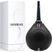 SENSIVO Enema Bulb 10.1oz  Anal Douche with Back-Flow Prevention, Silicone Enema Kit for Colon Cleansing, Anal Cleaner Vaginal Douche Bottle Enema Nozzle Douche for Men Women Reusable