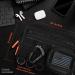 Fitdom Black Small Tactical Messenger Bag for Men - Versatile EDC with Sling, Shoulder, Crossbody, and Waist Carry Options - Buy Online on GoSupps.com