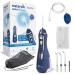 Waterpik Cordless Advanced Water Flosser with 3 Pressure Settings Dental Plaque Removal Tool Ideal for Travel or Small Bathrooms with USB Charger Blue (WP-583UK) 583 Blue