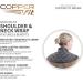 Copper Fit Rapid Relief Neck & Shoulder Wrap - Grey | Soothing Pain Relief - Buy Online on GoSupps.com