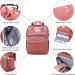 SndMor Wrap Bag Backpack - Multifunctional Diaper Bag with Bed Function Stroller Hook Coral Pink | Ideal for Moms & Dads - Buy Online on GoSupps.com