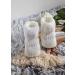 Royal Icon Newborn Baby Booties 0-3 Months - White Pom Pom Bootees RI408 - Buy Online on GoSupps.com