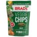 Brad's Plant Based Organic Veggie Chips, Kale, 3 Bags,9 Servings Total Kale 3 Ounce (Pack of 3)