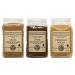 Mauritius Brown Sugar Bundle - Demerara, Dark Muscovado and Light Muscovado - 1 Pound Bags (3 items)