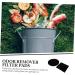 Mobestech 16 STK Compost Box Filters - Activated Carbon Pads for Odor Removal | 16x16cm Mat - Eco-Friendly Compost Heap Solution - Buy Online on GoSupps.com