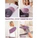 Vofuoti Cordless Heating Pad - Portable Heated Pad with 3 Heat Settings for Back & Abdomen - Ideal for Men & Women - Purple - International Shipping Available - Buy Online on GoSupps.com