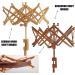Hand Operated Wooden Yarn Swift Umbrella Winder | Knitting Tool Holder for Wool and Yarn | 24 Inch SW-2045 - Buy Online on GoSupps.com