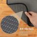 SINLAND Microfiber Pet Food Mat 21x32 - Super Absorbent, Anti-Slip Bowl Mat - Buy Online on GoSupps.com