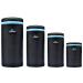 Lightdow 4pcs Pack Lens Pouch 5mm Thick Soft Neoprene DSLR Lens Bag