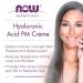 NOW Solutions Hyaluronic Acid Creme Rehydrating Moisture and Renewal Formula 2-Ounce Cr me - Buy Online on GoSupps.com