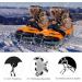 Sfee Ice Snow Grips Crampons Traction Cleats - 19 Stainless Steel Spikes - Anti Slip Shoe/Boot Footwear for Walking Climbing Hiking - Orange Medium (US 5-8) - Buy Online on GoSupps.com