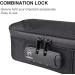 FIREDOG Smell Proof Bag with Lock - Carbon Lined Odor Proof Container for Travel Storage (Black, 8x4x2.75 Inch) - Buy Online on GoSupps.com