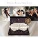 SILKSLEEK 22 Momme Silk Eye Mask for Sleeping | Pure Mulberry Silk | Super Soft & Comfortable | Blackout Eye Mask in Gift Box - Pearl White - Buy Online on GoSupps.com