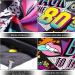 80's Party Decorations Banner & Backdrop Set - 73 x 43 x 0.04 Inch - Retro Photography Background & Supplies - Buy Online on GoSupps.com
