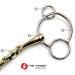 OTTE Double Joint Universal Horse Bit with Lozenge German Silver Snaffle (6.5") - Buy Online on GoSupps.com