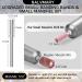 Sanding Bands for Nail Drill - 50 Pcs Pink Medium Grit with 3.1MM Mandrel Bit Set for Acrylic & Gel Nails - International Shipping - Buy Online on GoSupps.com