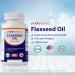 Vitamatic Cold Pressed Flaxseed Oil 1200mg - Rich in ALA Omega-3 Fatty Acids for Heart Health - 120 Softgels - Buy Online on GoSupps.com
