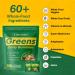 Greens Daily Gummies Super Greens Gummies for Adults Superfood Multivitamin Gummy with Spirulina Chlorella Prebiotic Fiber Fruit Veggie for Digestive & Gut Health Adaptogens Supplement 120 Count - Buy Online on GoSupps.com