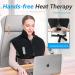 Comfier Large Heating Pad for Neck and Shoulder - Father's Day Gifts - Back Pain Relief - 6 Heating Levels - Full Body Heating Pad - 10 Timing Settings - Black - Buy Online on GoSupps.com