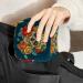Stylish Menstruation Pad Bag with Zipper | Women's Tampon & Napkin Bag | Day of the Dead Collection - Buy Online on GoSupps.com