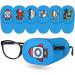 Amblyopia Eye Patches Lazy Reusable Amblyopia Correction Orthopedic Eye Patch for Squint Lens Left Eye Patches Nonwoven Fabric Eye Patches 6 Pieces