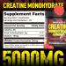Wekannufod Creatine Monohydrate Gummies for Men & Women 5000MG Creatine Gummy Sugar Free. Boost Focus Strength and Endurance Anti-Melting Formula Vegan Gluten-Free Non-GMO (Strawberry 90 ct) - Buy Online on GoSupps.com
