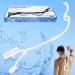 Back Brush Long Handle for Shower - 23  Back Scrubber for Shower for Elderly  Detachable Curved Back Scrubber  Back Brush for Disabled with Limited Arm Movement  Frozen Shoulder  Pregnant Women