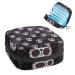 Women's bonds Storage pockets Stillpad holder gothic punk boho skull head portable period kit pocket feminine product bag for women girls color3