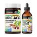 BIO KRAUTER Uric Acid Support 60 Gummies & Uric Acid Support Tincture 4 Fl. Oz