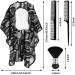 FEBSNOW Professional Barber Cape Waterproof Floral Hair Cutting Cape with Neck Duster & See-Through Window Ideal for International Shipping - Buy Online on GoSupps.com