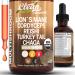 Organic Lions Mane Mushroom Supplement Liquid Drops + Turkey Tail Cordyceps Reishi Chaga Shitake Maitake Tremella Oyster Mushrooms Poria and Enokitake Complex Blend by Clean Nutra 1