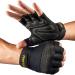 FREETOO Workout Gloves for Men 2021 Latest, Full Palm Protection Ultra Ventilated Weight Lifting Gloves with Cushion Pads and Silicone Grip Gym Gloves Durable Training Gloves for Exercise Fitness Large black
