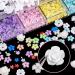 Noverlife 24 Grids Colorful Flower Nail Charms Set for DIY Nail Art - Rhinestones, Gems, Studs, Blossom Decals & Metal Balls - Ideal for Crafts, Phone Cases & Makeup - Multi-Colored - Buy Online on GoSupps.com